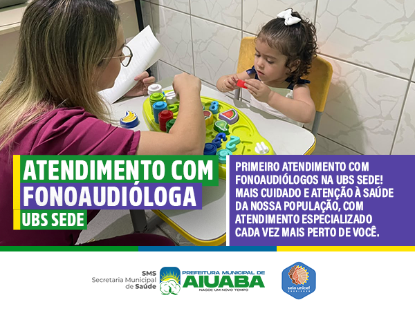 UBS Sede de Aiuaba amplia atendimento com fonoaudióloga